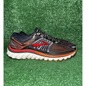 Brooks Glycerin G13 Men Size 11 Narrow Black Orange Running Shoes Sneakers
